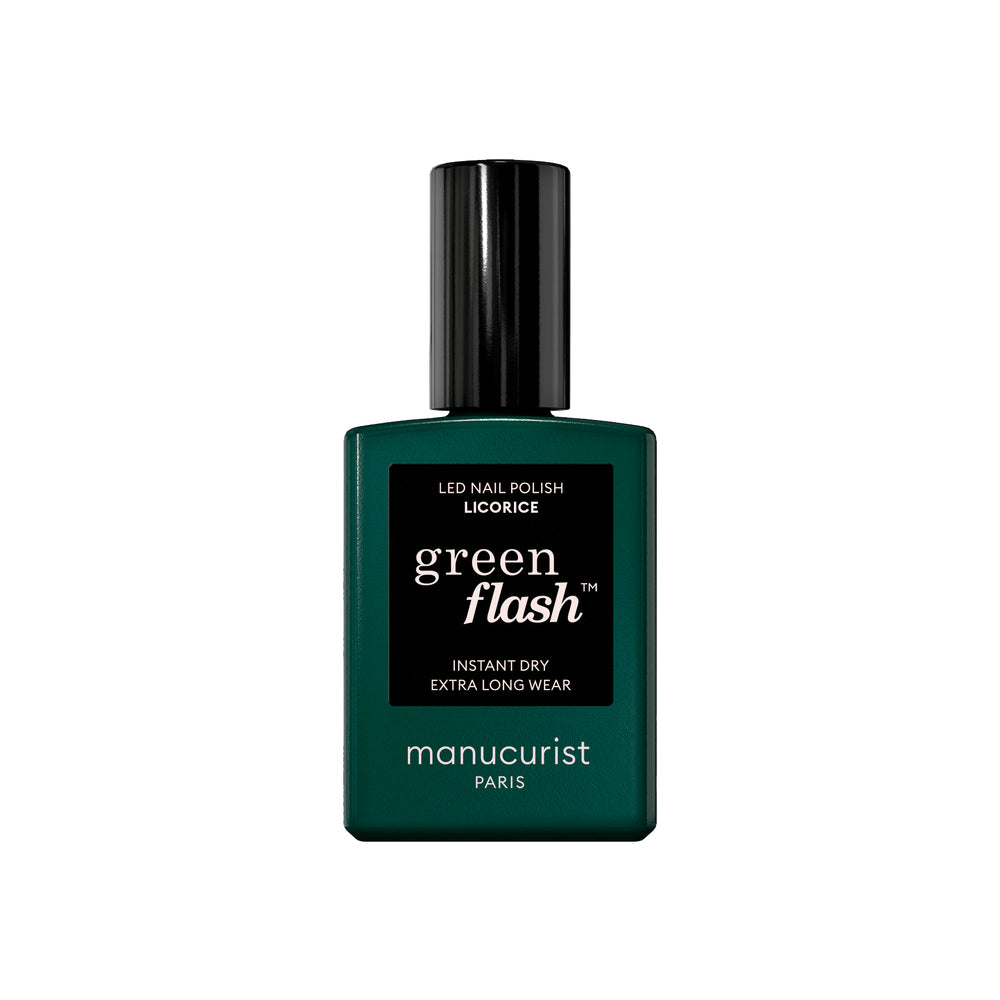 MANUCURIST Green Flash LED Nail Polish Licorice