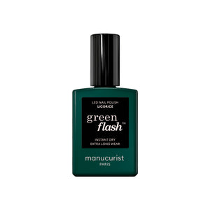 MANUCURIST Green Flash LED Nail Polish Licorice