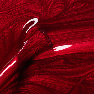 MANUCURIST Green Flash LED Nail Polish Red Hibiscus