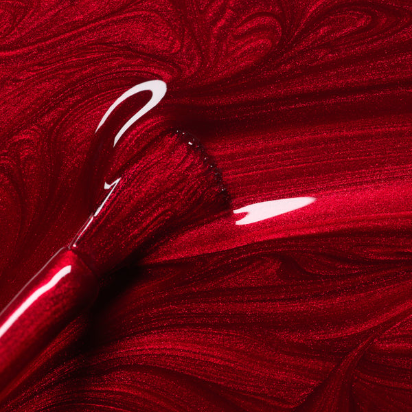 MANUCURIST Green Flash LED Nail Polish Red Hibiscus