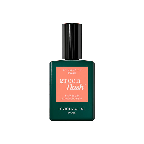 MANUCURIST Green Flash LED Nail Polish Peach