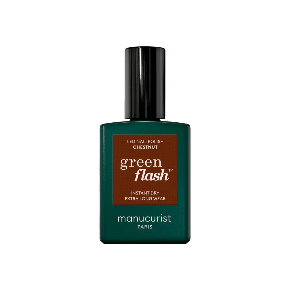 MANUCURIST Green Flash LED Nail Polish Chestnut
