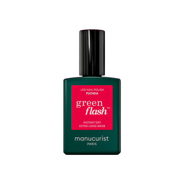 MANUCURIST Green Flash LED Nail Polish Fuchsia