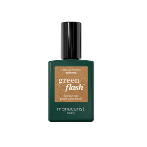 MANUCURIST Green Flash LED Nail Polish Shimmer