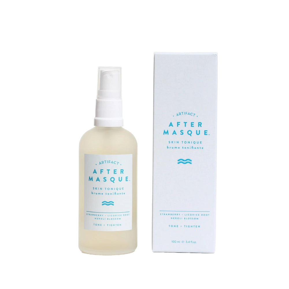  After Masque Skin Booster with hyaluronic acid, ginkgo biloba, and green tea extracts, designed to hydrate, brighten, and refresh skin after facial masques.