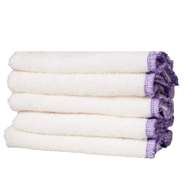 LIVING LIBATIONS Organic Hemp Face Cloths 5 cloths