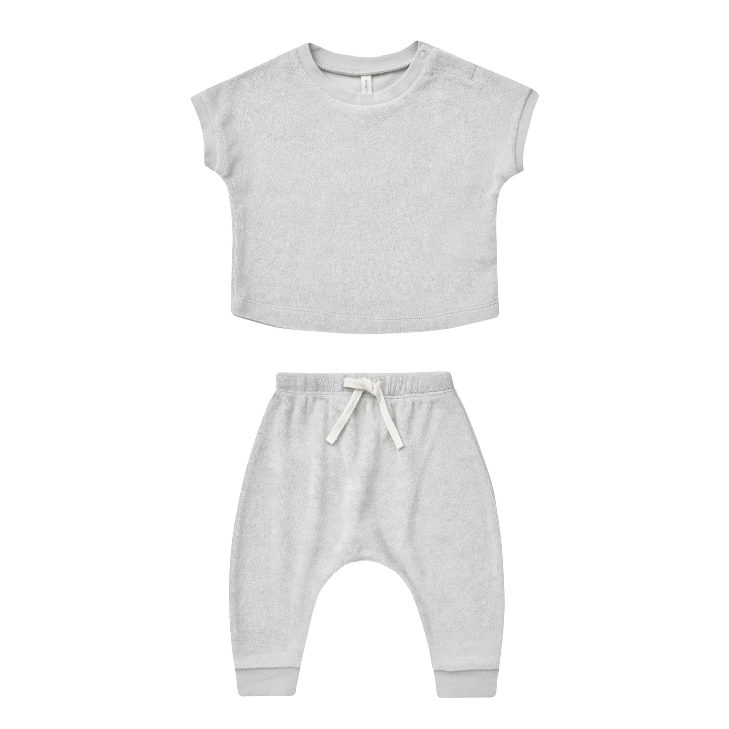 QUINCY MAE Terry Tee Pant Set Cloud ALWAYS SHOW