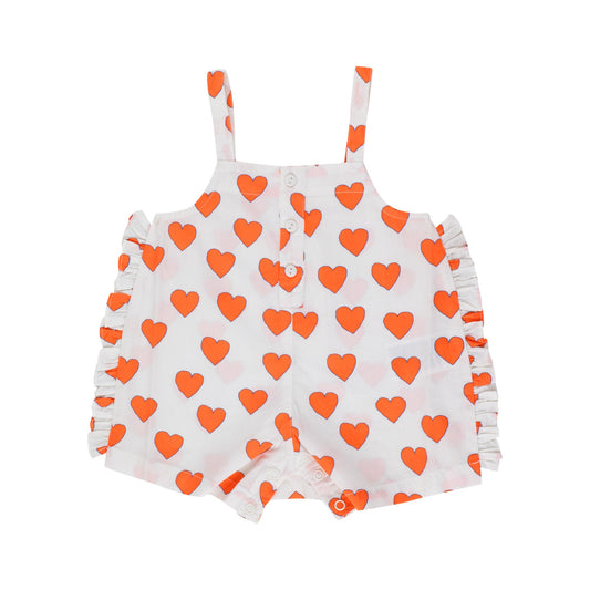 TINYCOTTONS Hearts Baby Dungaree ALWAYS SHOW