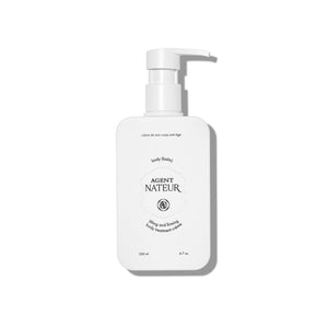 Agent Nateur body (balm) Ageless Body Crème in sleek white packaging, a hydrating and firming body moisturizer with plant extracts and oils.