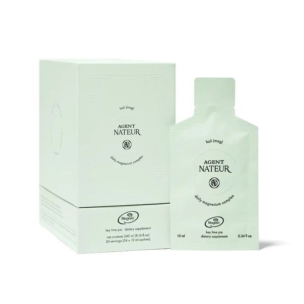 AGENT NATEUR holi (mag) Advanced Daily Magnesium Complex in key lime pie flavor.