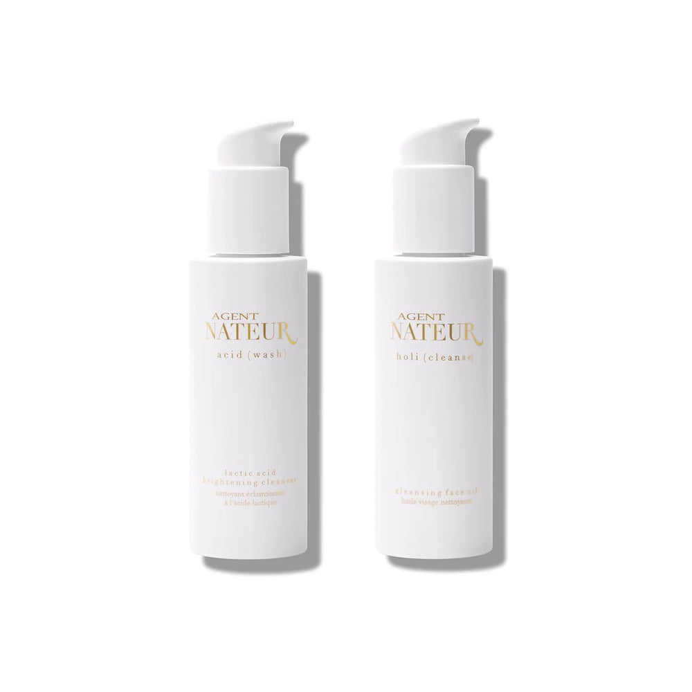 AGENT NATEUR Lactic Acid Cleanser Duo Travel Size