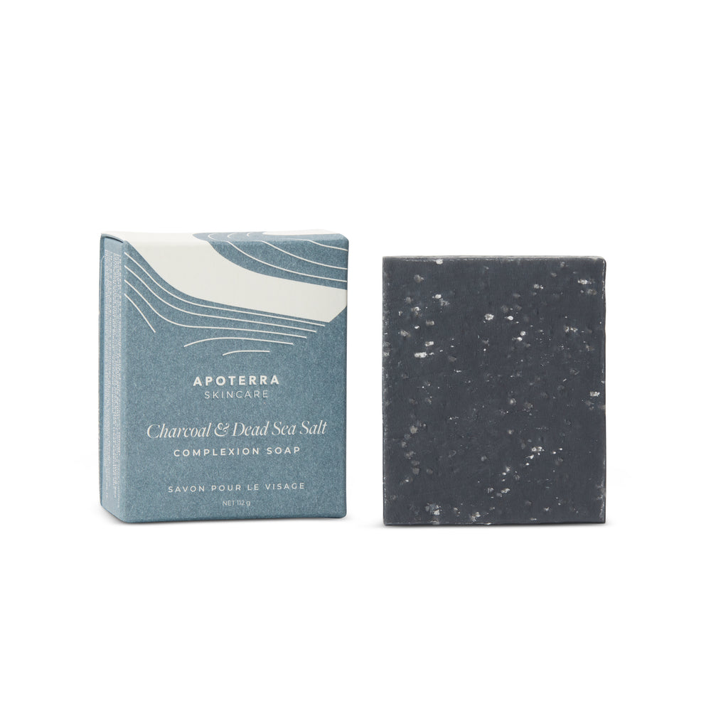 APOTERRA Charcoal & Dead Sea Salt Complexion Soap
