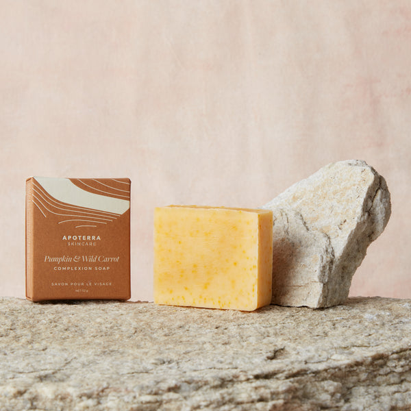 APOTERRA Pumpkin + Wild Carrot Complexion Soap