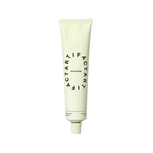 ARTIFACT Souvenir Hand & Nail Cream in recyclable aluminum tube with citrus and cedar scent