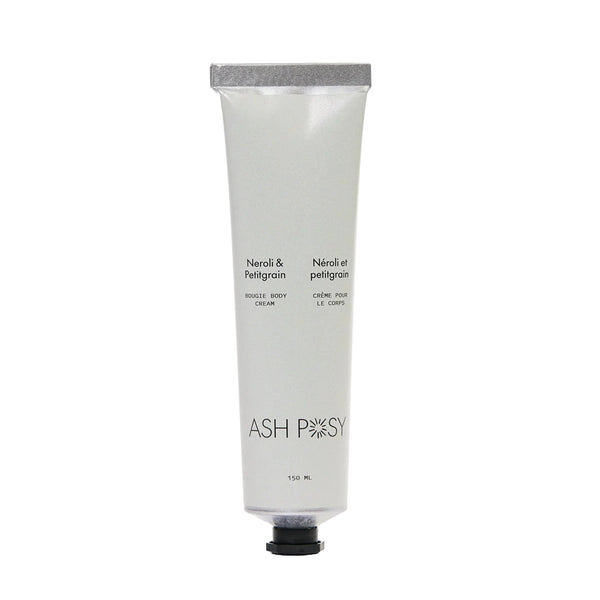 ASH POSY Bougie Body Cream Neroli and Petitgrain in a 100ml tube with rich cream texture