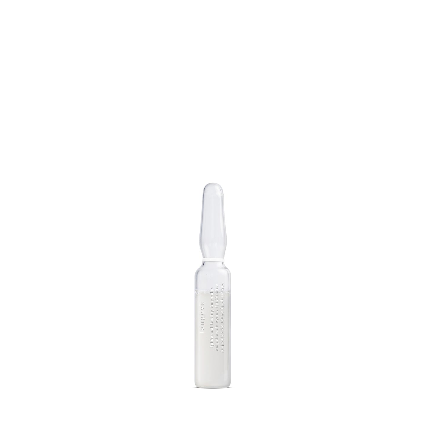 White skincare ampoule from Ayuna on a white background