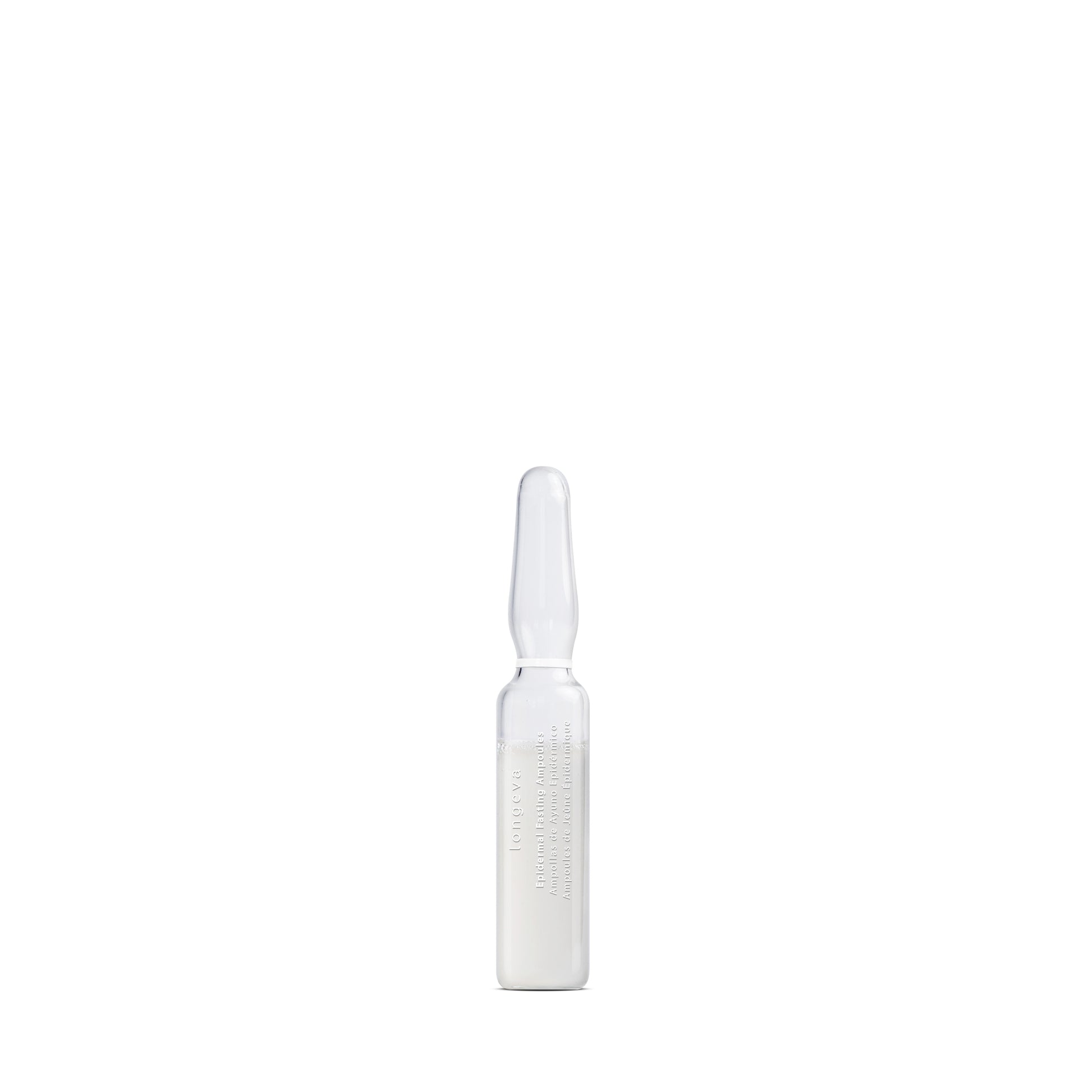 White skincare ampoule from Ayuna on a white background