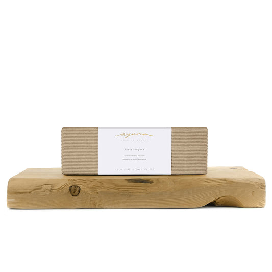 AYUNA Fusta Longeva Epidermal Fasting Ampoules minimalist skincare product