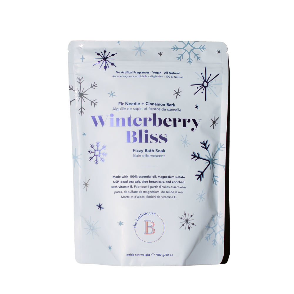 BATHORIUM The Bathologist Winterberry Bliss Fizzy Bath Soak