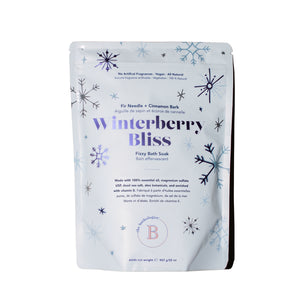 BATHORIUM The Bathologist Winterberry Bliss Fizzy Bath Soak