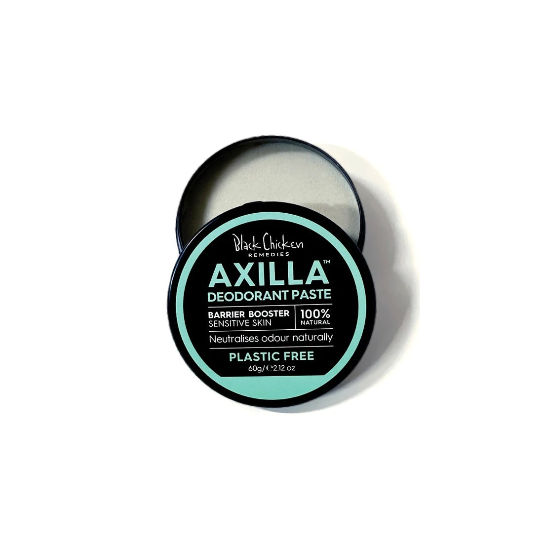 BLACK CHICKEN REMEDIES Axilla Natural Deodorant Paste Barrier Booster Plastic Free