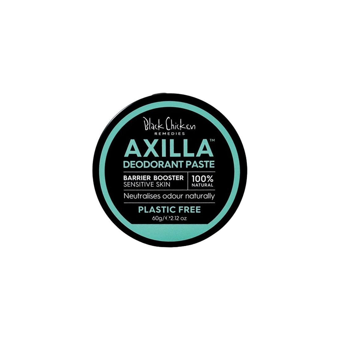 BLACK CHICKEN REMEDIES Axilla Natural Deodorant Paste Barrier Booster Plastic Free