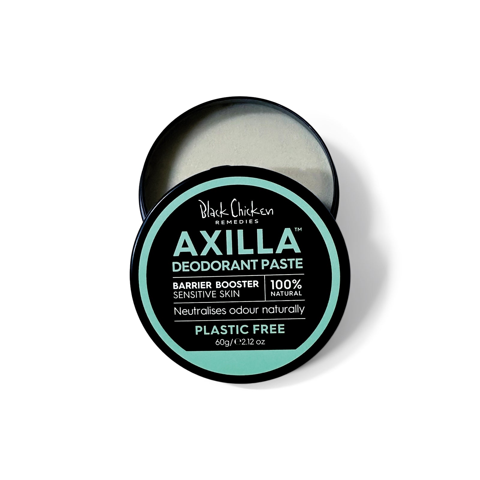 BLACK CHICKEN REMEDIES Axilla™ Natural Deodorant Paste Barrier Booster Plastic Free