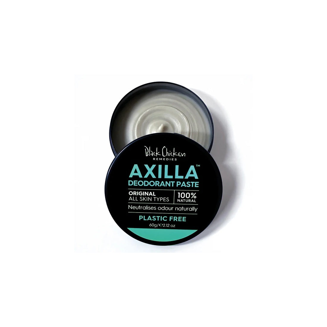 BLACK CHICKEN REMEDIES Axilla Natural Deodorant Paste Original Plastic Free