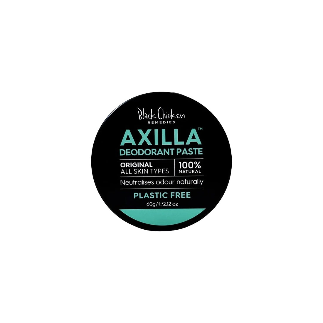 BLACK CHICKEN REMEDIES Axilla™ Natural Deodorant Paste Original Plastic Free