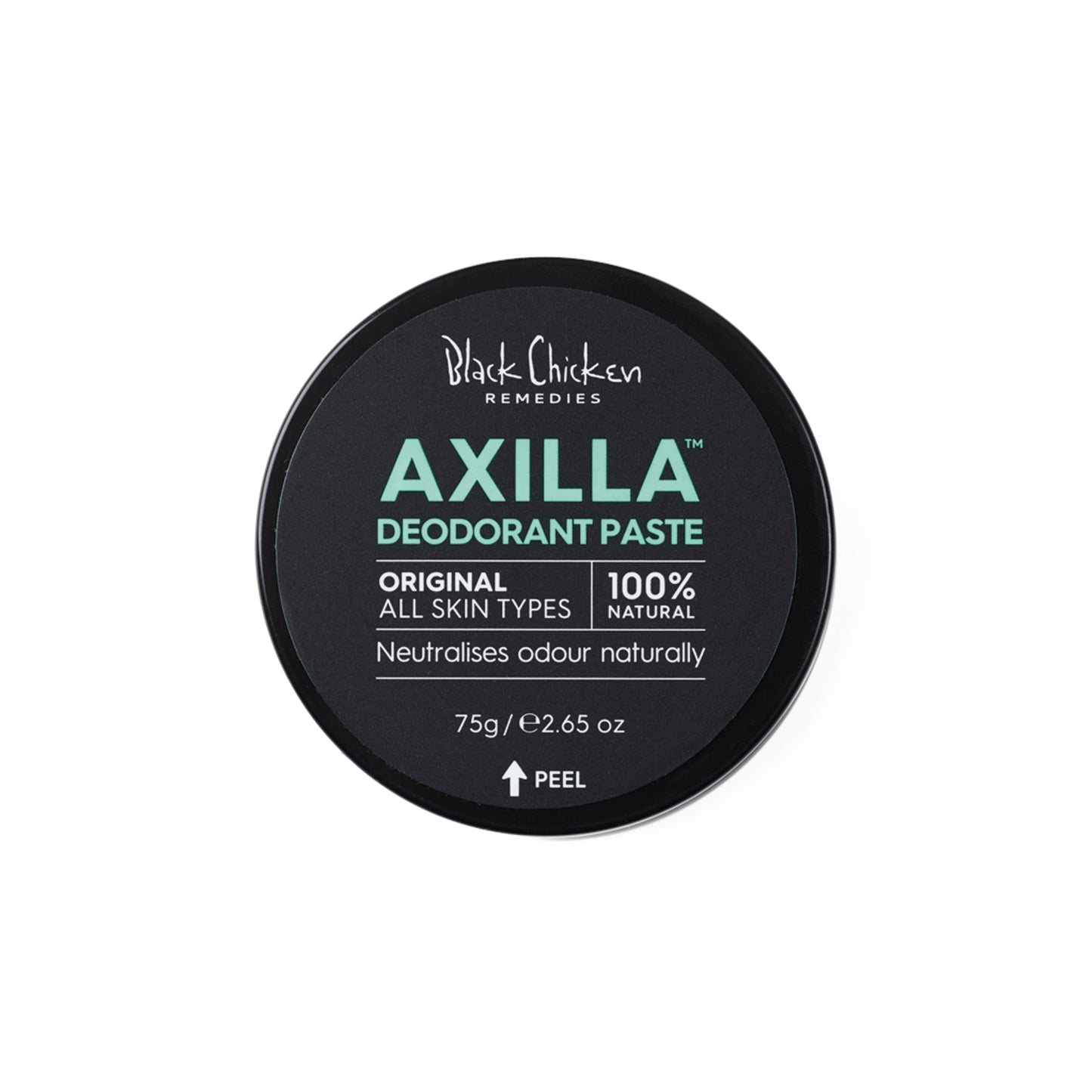 Black Chicken Remedies Axilla Natural Deodorant Paste in a jar
