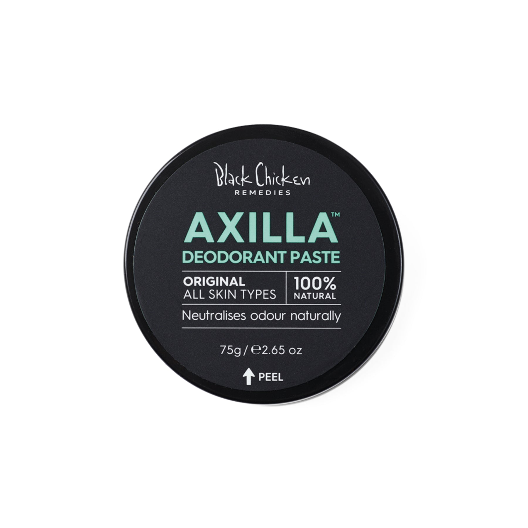 Black Chicken Remedies Axilla Natural Deodorant Paste in a jar