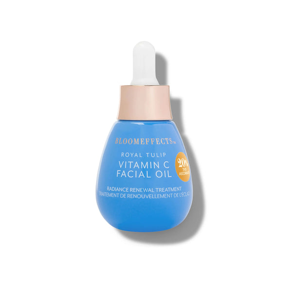 BLOOMEFFECTS Royal Tulip Vitamin C Facial Oil bottle on white background
