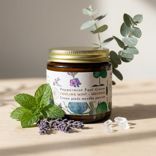 BLOOMING WILD BOTANICALS Happy Feet Peppermint Foot Cream