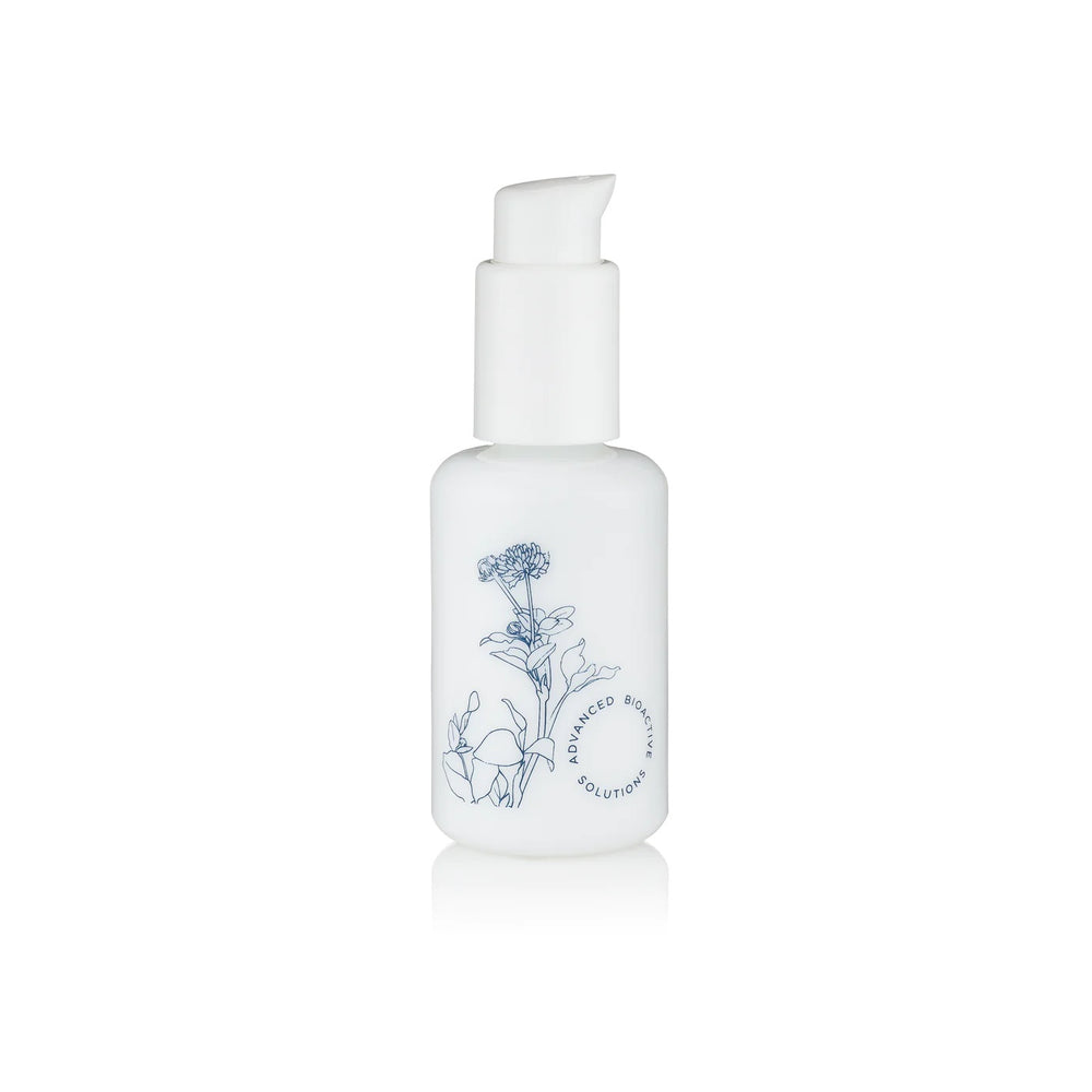 BLUH ALCHEMY Botanic-Retinol Concentrate 30ml white glass bottle with Bakuchiol and botanical extracts, on white background