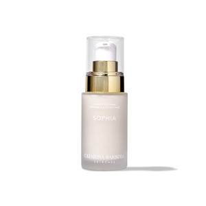 Bottle of CATARINA BARBOSA SOPHIA Radiance Face Serum on a white background