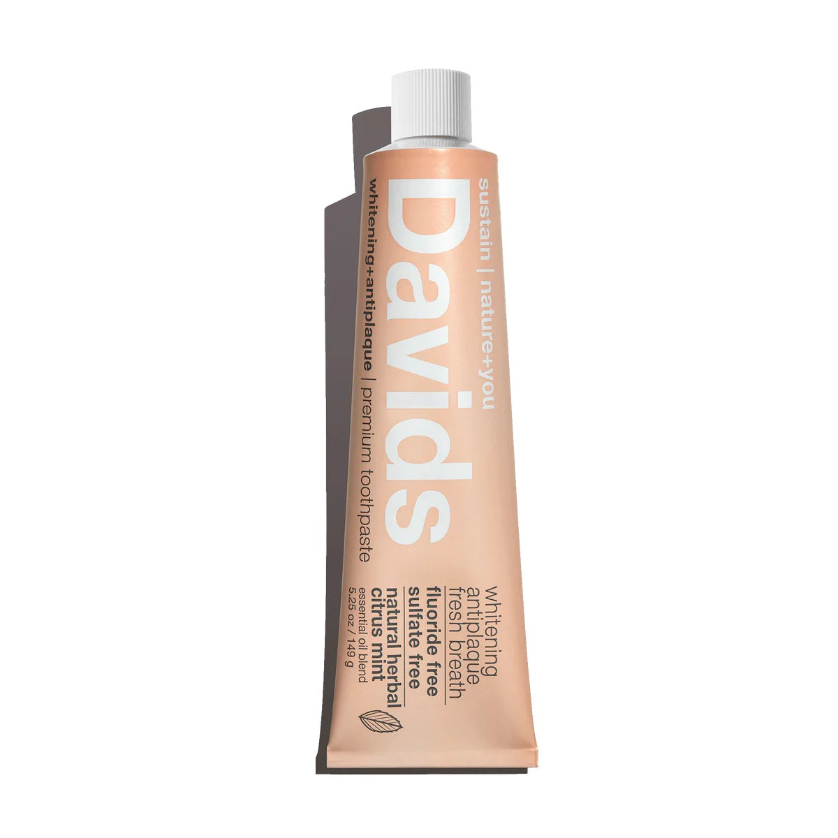 DAVID'S NATURAL TOOTHPASTE Davids Premium Natural Toothpaste Herbal Citrus Peppermint