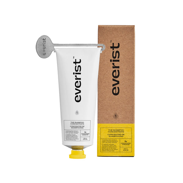 Everist Shampoo Concentrate in 100ml aluminum tube with key