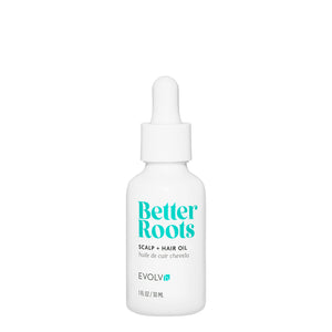 EVOLVH Better Roots Scalp + Hair Oil for fuller-looking, smooth hair