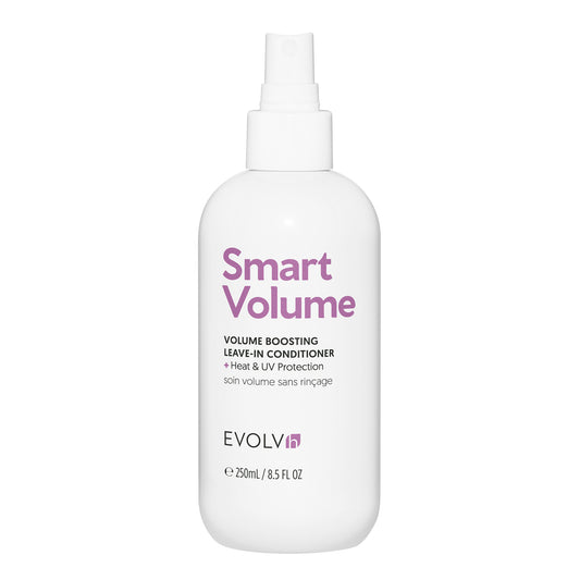 EVOLVh SmartVolume Volume Boosting Leave-In Conditioner spray bottle, lightweight formula for volume, nourishment, and protection