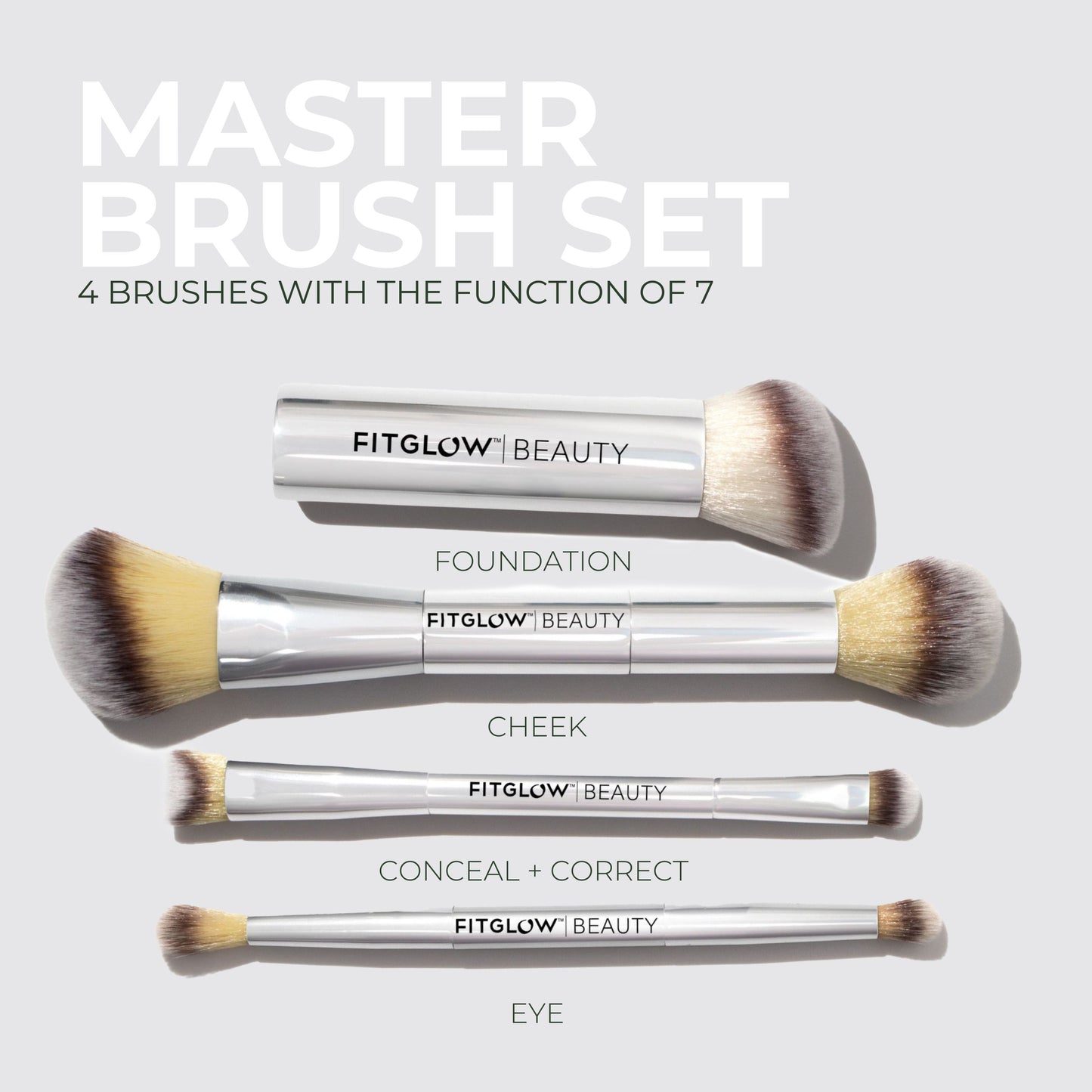 FITGLOW BEAUTY Master Brush Set