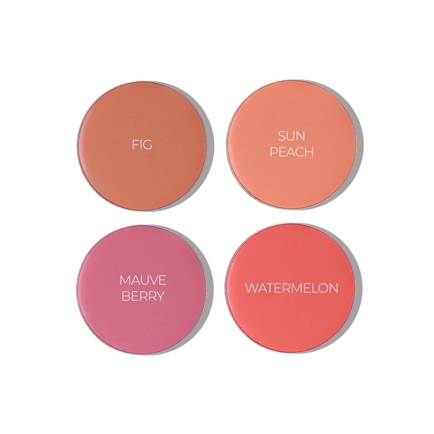 FITGLOW BEAUTY Multi-Use Ceramide Cream Lip Cheek Palette Freshly Picked