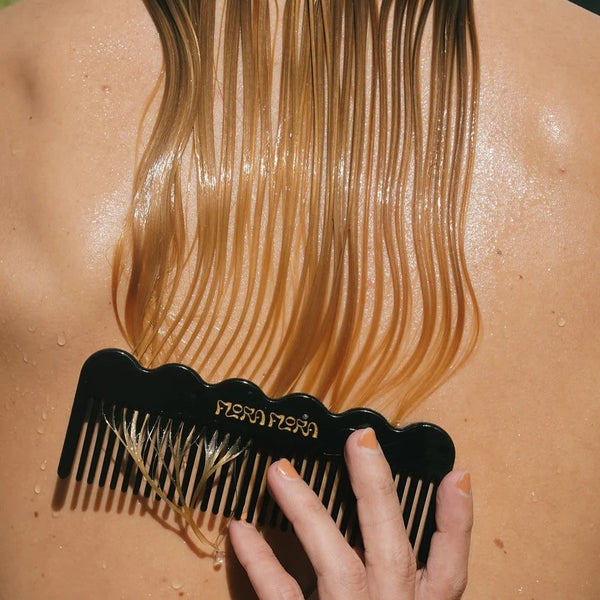 FLORA FLORA Wavy Acetate Comb