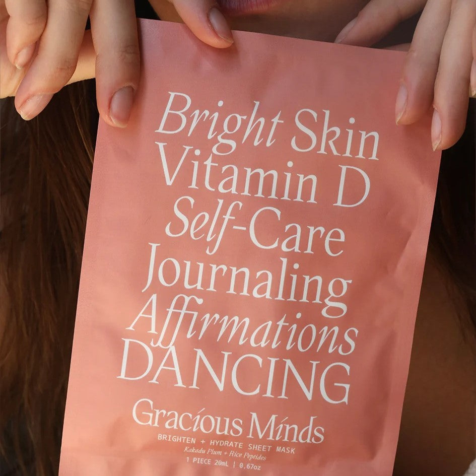 GRACIOUS MINDS Brighten & Hydrate Sheet Mask