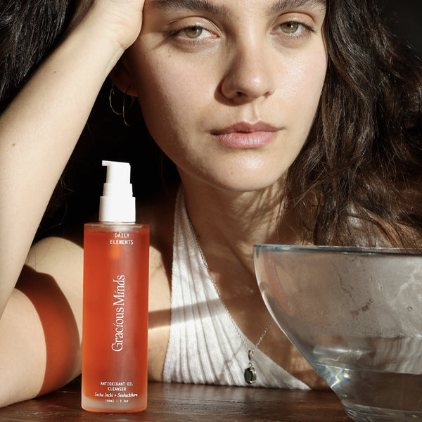 GRACIOUS MINDS Daily Elements Antioxidant Oil to Instant Milk Cleanser