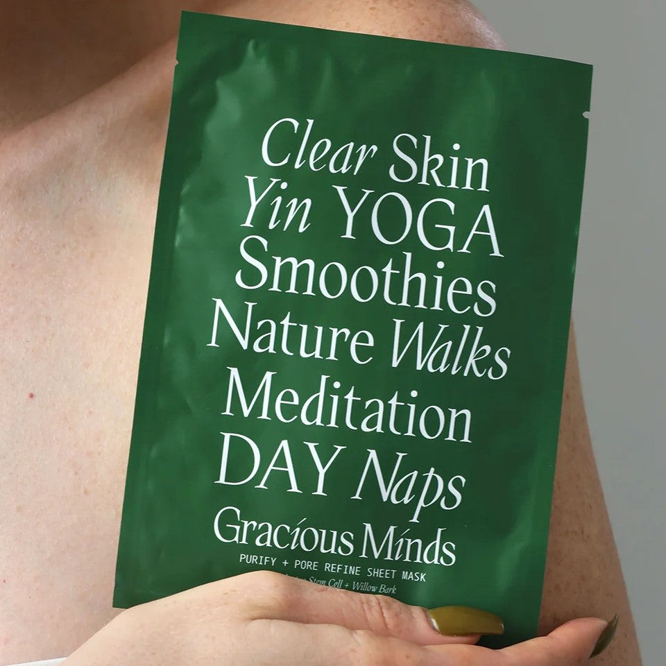 GRACIOUS MINDS Purify and Pore Refine Sheet Mask