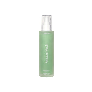 Gracious Minds Young Grass Purifying Gel Cleanser 150ml – gentle cream gel with wheatgrass, finger lime, and sea parsley for refreshed, balanced skin.