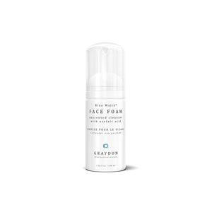 Graydon Skincare Face Foam - fragrance-free foaming cleanser with azelaic acid, bamboo extract, and natural BHA for combination skin.