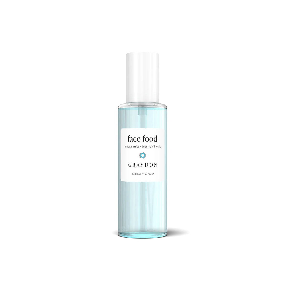 GRAYDON Face Food Mineral Mist - hydrating toner and face mist with white tea, zinc, magnesium, and malachite for skin protection and glow