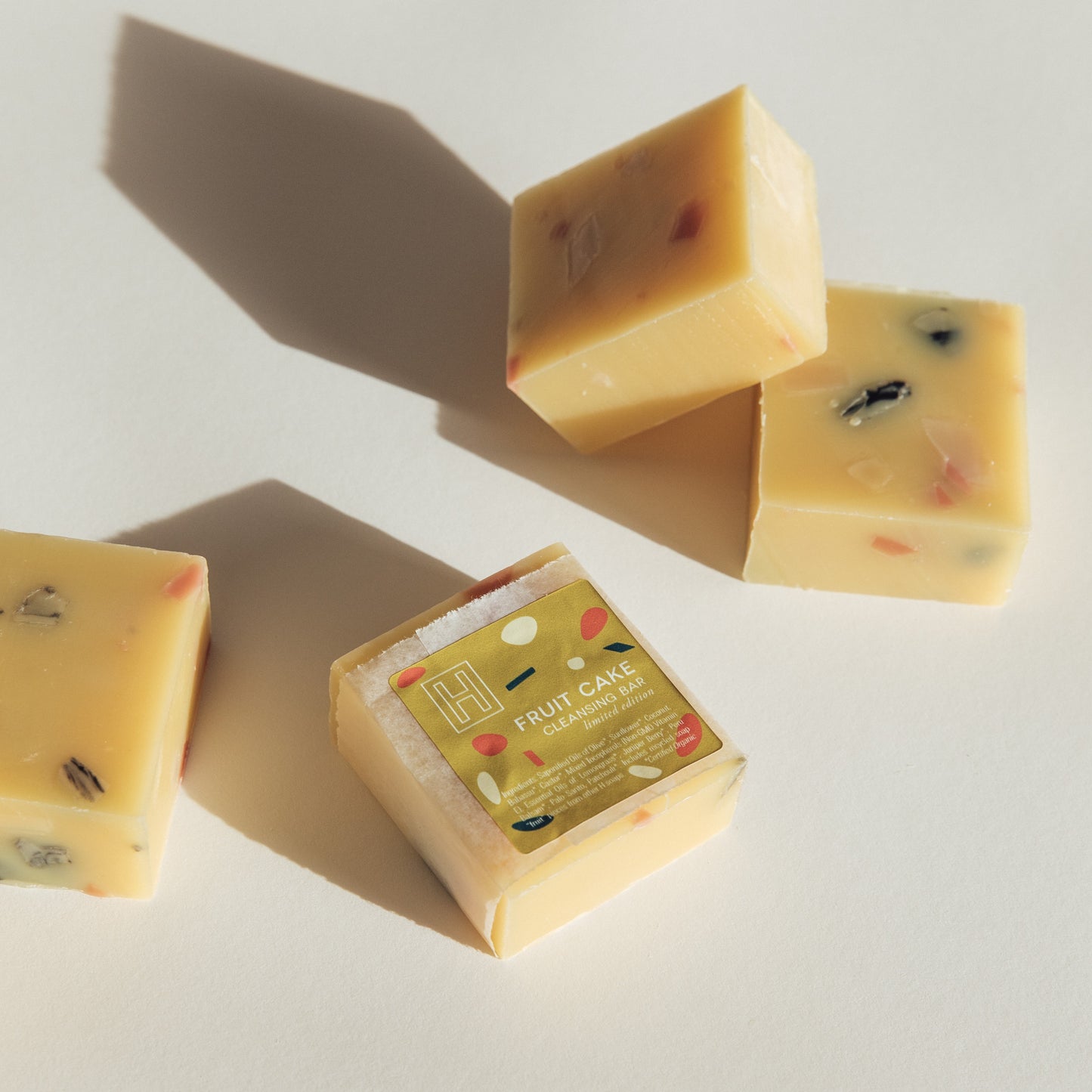 H IS FOR LOVE Fruit Cake Cleansing Bar