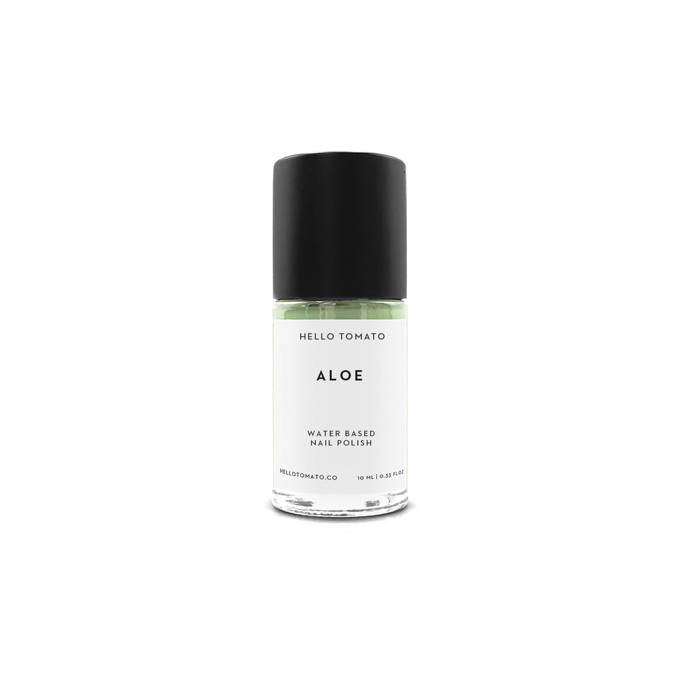 HELLO TOMATO Aloe nail polish in pale light green